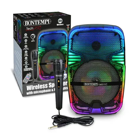 Cassa Bluetooth con Microfono e Luci RGB – Funzione TWS