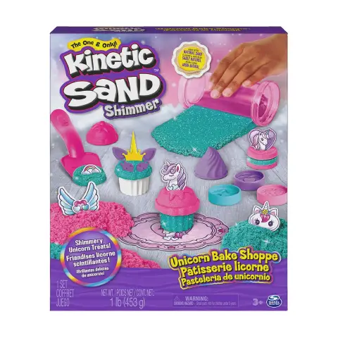 Set Kinetic Sand Cucina Unicorno con Accessori e 454g di Sabbia