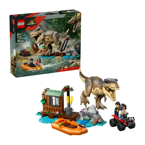 Lego Jurassic World Fuga sul Fiume Dal T. Rex 76975