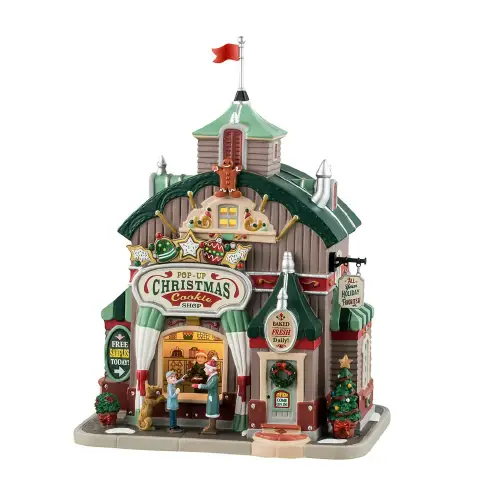 Lemax Pop-Up Christmas Cookie Shop con Luci – Caddington