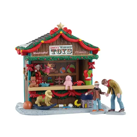 Lemax Santa’s Workshop Toys 2025 – Laboratorio Babbo Natale