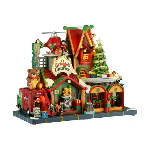Lemax Kringle’s Courier – Edificio Animato con Luci e Musica