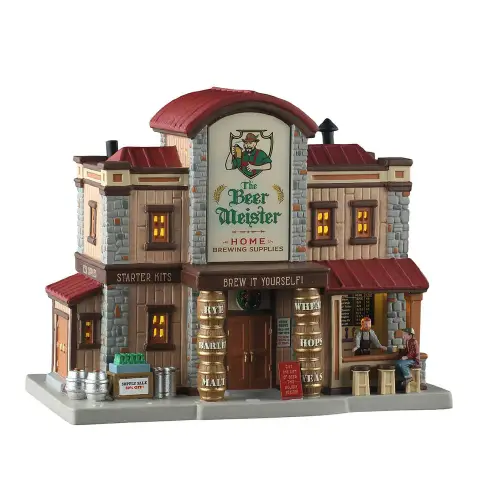 Lemax The Beer Meister – Edificio Illuminato Home Brewing