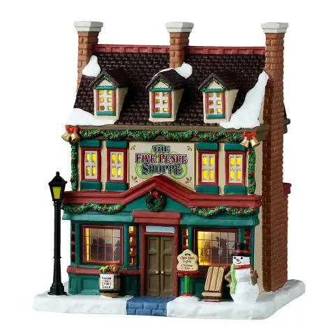 Lemax The Five Pence Shoppe – Negozio Illuminato Caddington