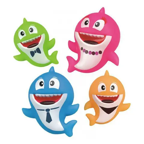 Gummy Gommy 4 Squaletti Per Bagnetto in PVC