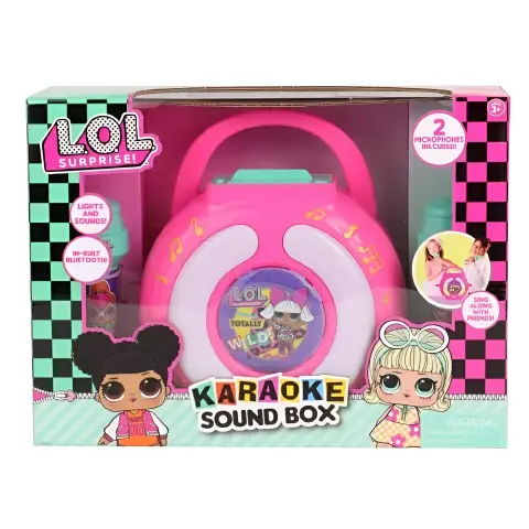 LOL Surprise Karaoke Sound Box con 2 Microfoni Inclusi
