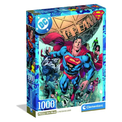 Puzzle 1000 Pezzi Superman Compact 1