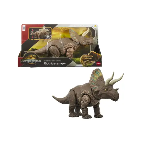 Jurassic World Rebirth Predatori Giganti Eotriceratopo