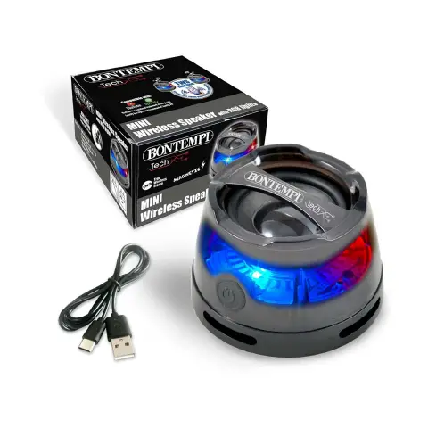 Mini Amplificatore Speaker Wireless Magnetico con Luci LED e TWS