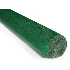 Carta Crespa Pesante Metallizzata Verde 180 g/m² - Rotolo 50 x 250 cm