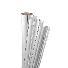 Silver Metallized Paper in Roll - Cm 70x100