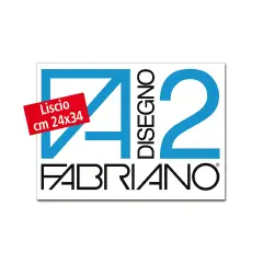 Fabriano F2 Smooth Drawing Album - Cm 24x33