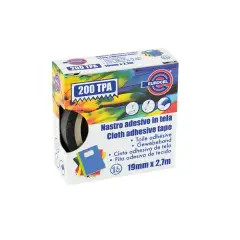 19mm Adhesive Canvas Tape. Black
