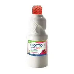 Giotto Ready Tempera Extra Quality - White - Bottle 500 ml