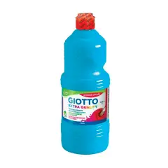 Giotto Ready Tempera Extra Quality - Cyan - Bottle 500 ml