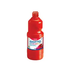 Giotto Ready Tempera Extra Quality - 1000 ml Bottle - Rosso Vermiglio