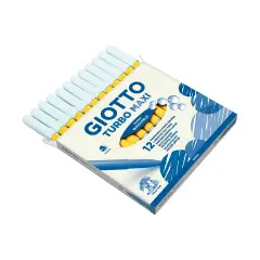 Pennarelli Turbo Maxi Giotto - 12 Pezzi • Giallo