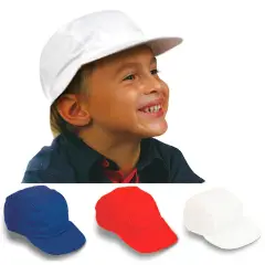 Cappellino con Visiera - Bianco – 100% Cotone