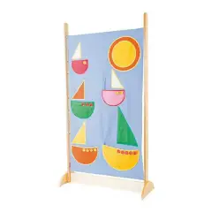 Tall Rainbow Partition "Boats," for Kindergarten