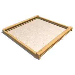 Sabbiera Semplice 3x3 m – Gioco Creativo all’Aperto