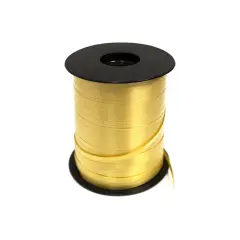 Nastro Regalo Oro – 10 mm x 250 Yard, Polipropilene Arricciabile