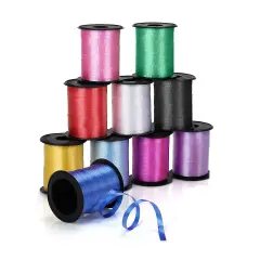 Nastro Regalo Argento – 5 mm x 20 metri, Polipropilene Arricciabile