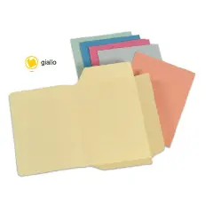 Folders 3 Flaps Yellow with Printing 50Pcs.