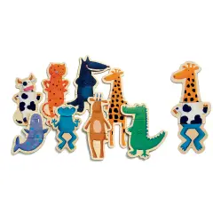 Crazy Animals Magnetic Puzzle
