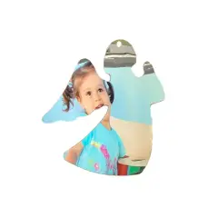 Acrylic Hanging Mirrors Angels - 13.5cm. 6 Pieces