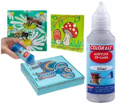 Color Liner 3d Acrylic Silver