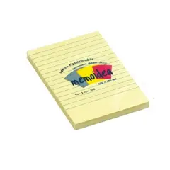 Memoidea Notes Repositionable 102x150mm. Rows