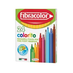 Yellow Fibracolor Fine Colored Markers