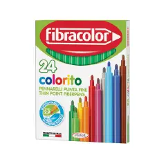 Green Fibracolor Fine Colored Markers