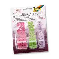 Nastri in Feltro Adesivo con Decori Primavera – Set 3 Rotoli da 1 Metro