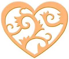 Maxi Fustella Cuore – Taglio Preciso e Creativo