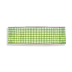 Green Checkered Fabric Tape