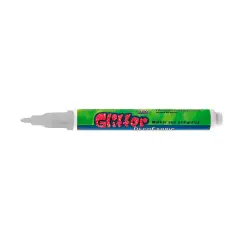 Silver Glitter Fabric Marker