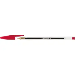 Bic Cristal Red Ballpoint Pen
