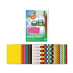 Combipack Fantasia cards, 40 assorted sheets, 23x33 cm