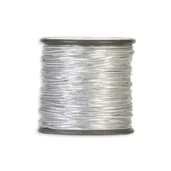 Silver Elastic Lanyard 50 Mt