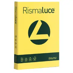 Carta Colorata Rismaluce A4 140 gr – 200 Fogli - Giallo