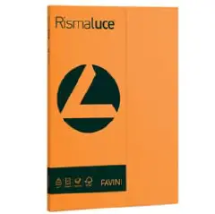 Carta Colorata Rismaluce A4 90 gr – 100 Fogli - Arancio
