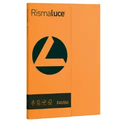 Rismaluce Colored Paper A4 200 gr. Ream 50 Sheets Orange