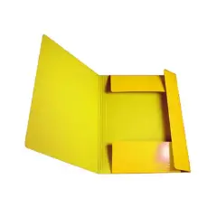 Presspan Folder with Yellow Elastic