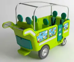 Granturismo 6-Passenger Express Hand-Pushed Carriage with Accessories, Green