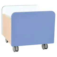 Carrello Medio Quadro Blu – Arredo per Scuola e Spazi Educativi*