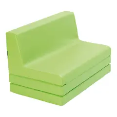 Green Multipurpose Folding Sofa For Kindergarten