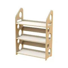 Modulo Libreria Bassa cm 98 – Libreria Montessori in Betulla per Scuola e Asilo