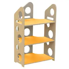 Modulo Libreria a T Bassa - Arancio - Arredo per Scuola dell’Infanzia