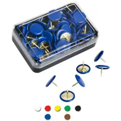 Blue Pins 50 Pieces